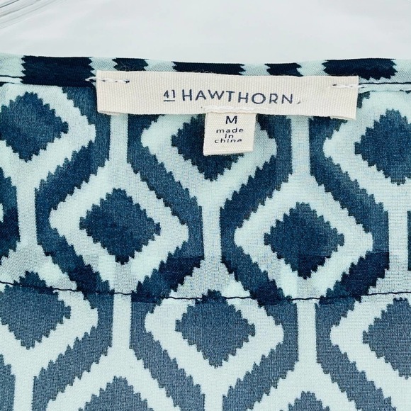 41 Hawthorn tunic button stud v-neck blouse - Picture 4 of 9